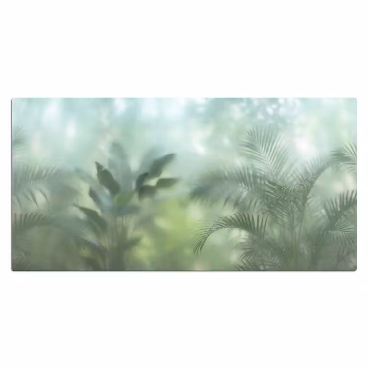 Natuur - Vervaagd - Groen - Abstract - Modern Muismat XXL klein -3d_leeg