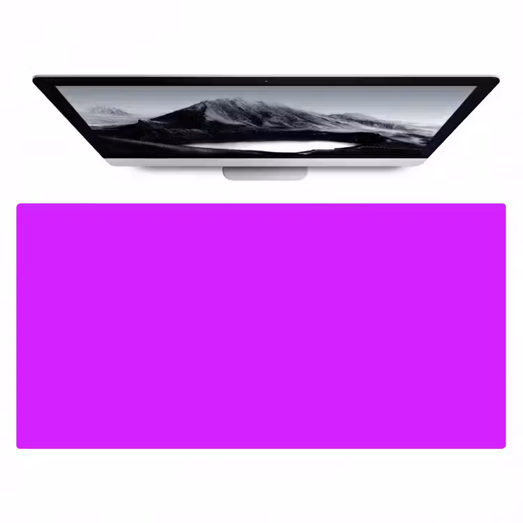 Neon - Orchid - Paars Muismat XXL klein 681 -zzz3d