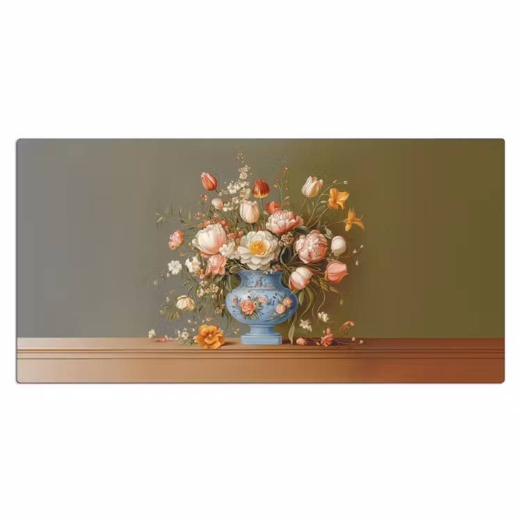 Neutral - Bloemen - Boeket - Vaas Muismat XXL klein -3d_leeg