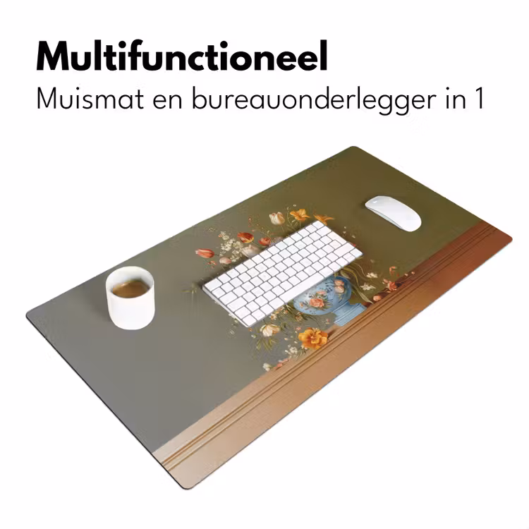 Neutral - Bloemen - Boeket - Vaas Muismat XXL klein -sfeer4
