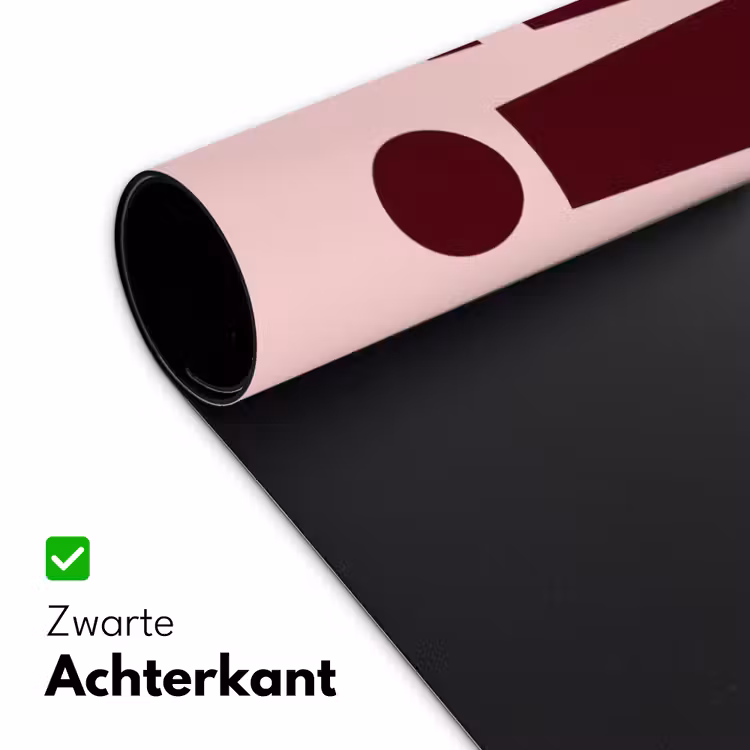 Nice - Uitroepteken - Roze Muismat XXL klein -sfeer2