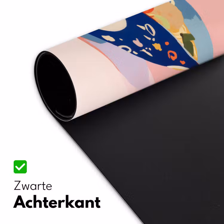 Noodles - Kom - Blauw - Illustratie Muismat XXL klein -sfeer2
