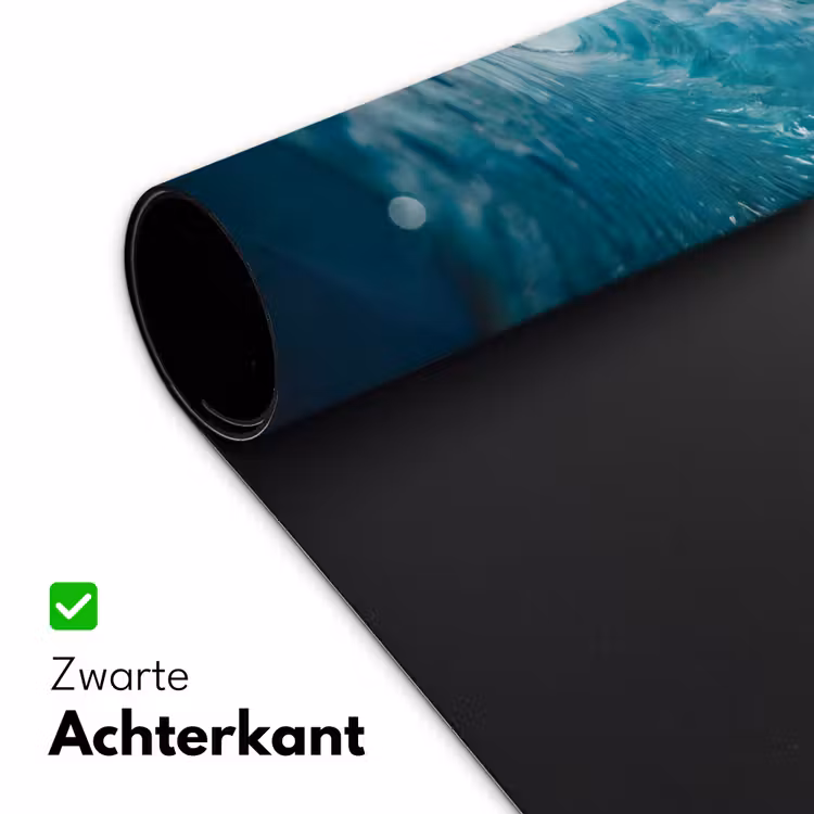 Oceaan - Golf - Strand - Natuur - Blauw Muismat XXL klein -sfeer2