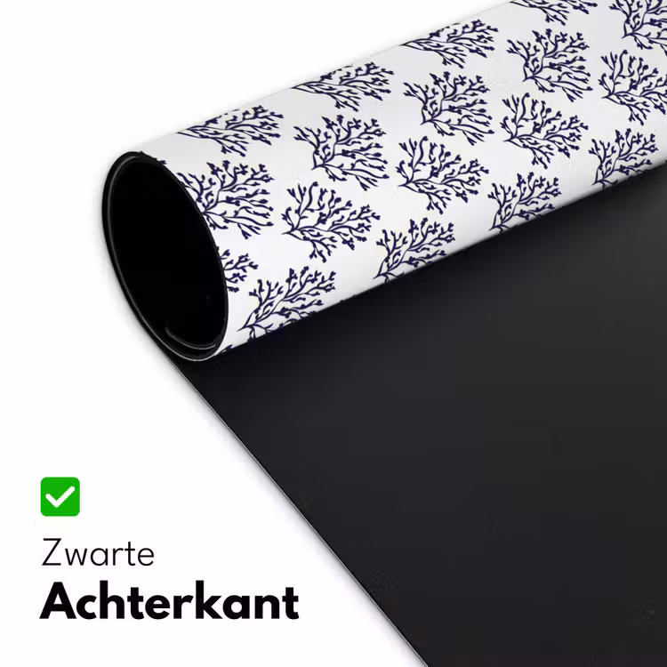 Oceaan - Koraal - Blauw - Wit Muismat XXL klein 681 -sfeer2