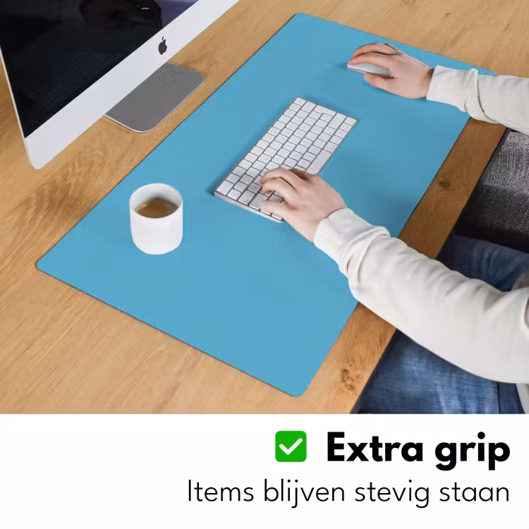 Ocean - Teal - Blauw Muismat XXL klein 681 -sfeer3