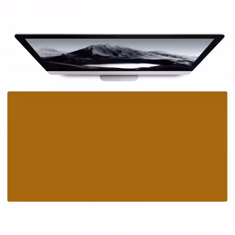 Ocre - Gold - Geel Muismat XXL klein 681 -zzz3d