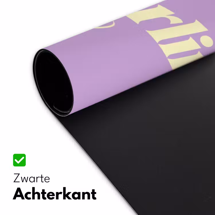 Oh darling - Hart - Paars Muismat XXL klein -sfeer2