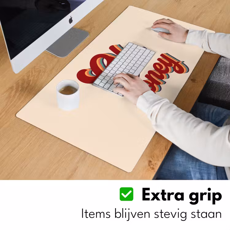 Oh honey - Rood - Schaduw Muismat XXL klein -sfeer3
