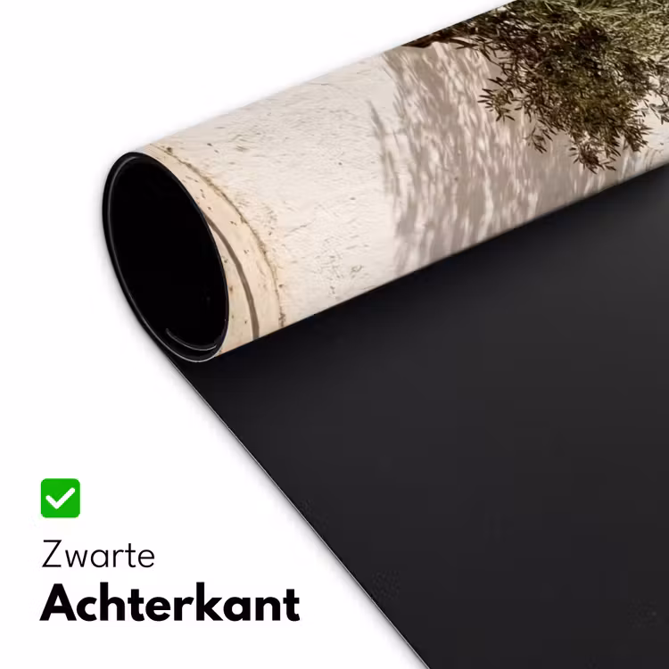 Bureau onderlegger - Olijfboom - muur - wit - Olijfboom - muur - wit Muismat XXL klein