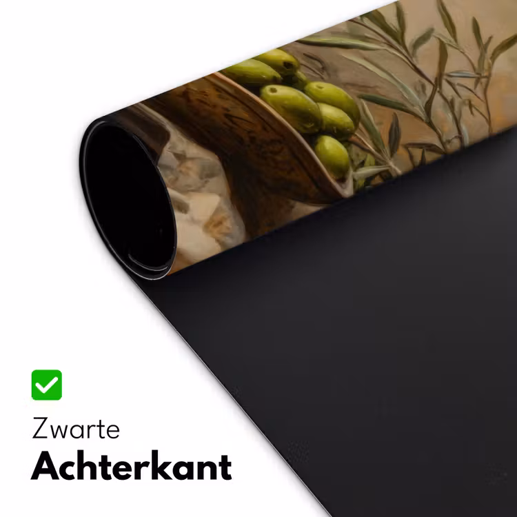 Olijven - Stilleven - Vintage Muismat XXL klein -sfeer2