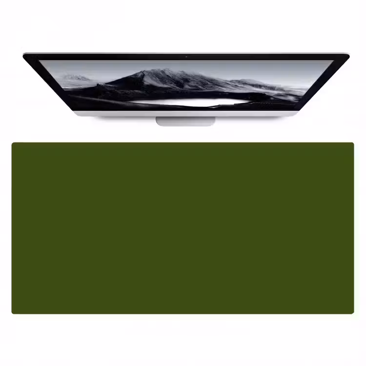 Olive - Drab - Groen Muismat XXL klein 681 -zzz3d