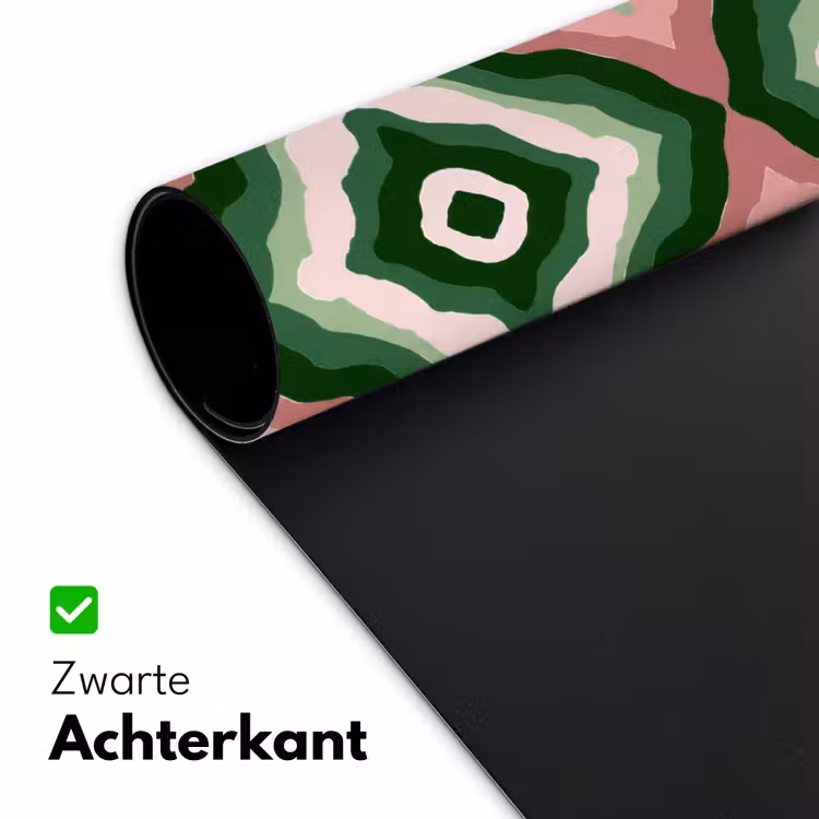 Ontwerp - Organisch - Kleurrijk Muismat XXL klein 681 -sfeer2
