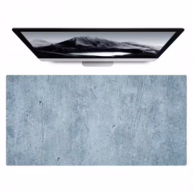 Oppervlak - Ruw - Abstract - Modern - Grijs Muismat XXL klein -zzz3d