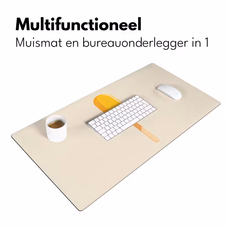 Oranje - Stokje - Waterijsje Muismat XXL klein -sfeer4