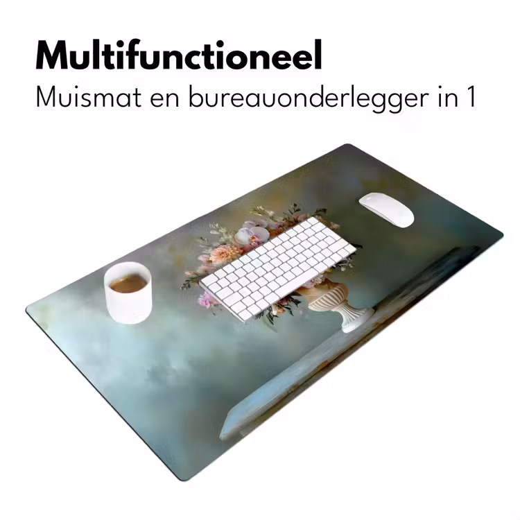 Orchidee - Boeket - Vaas - Bloemen Muismat XXL klein -sfeer4
