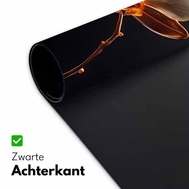 Orchidee - Doorzichtig - Bloem Muismat XXL klein -sfeer2