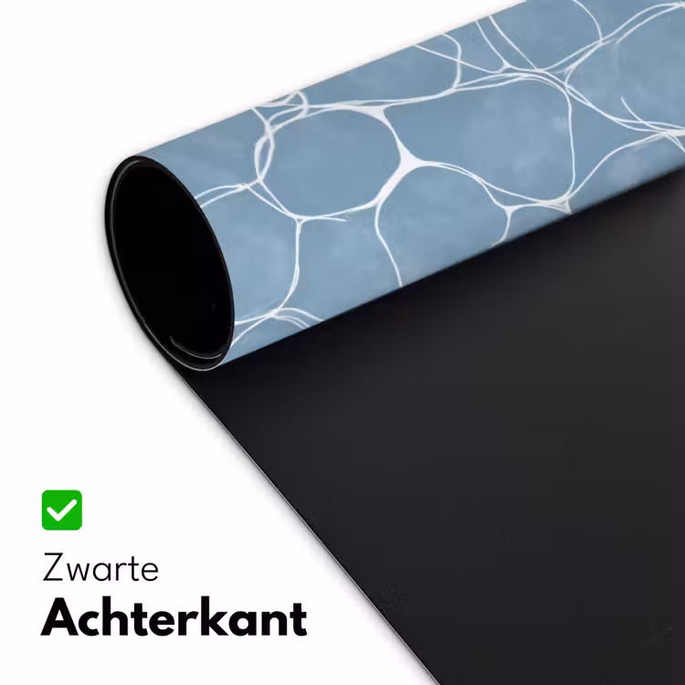 Organisch - Patroon - Blauw Muismat XXL klein 681 -sfeer2