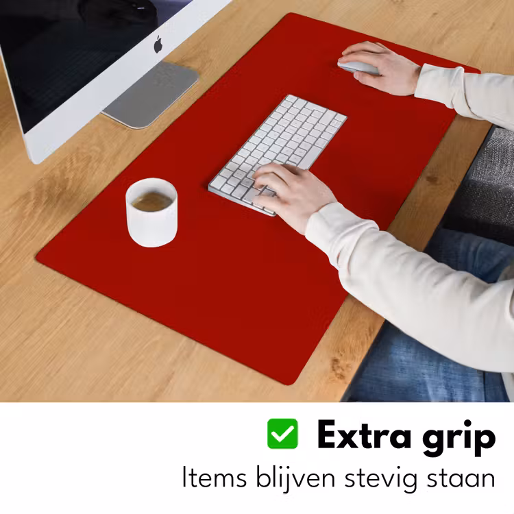 Oxblood - Maroon - Rood Muismat XXL klein 681 -sfeer3