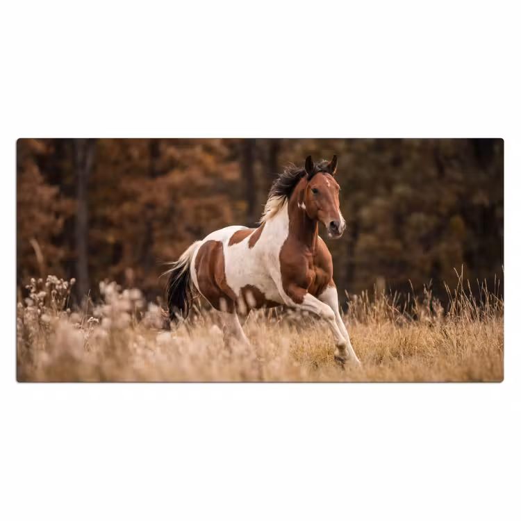 Paard - Bruin - Gras Muismat XXL klein -3d_leeg