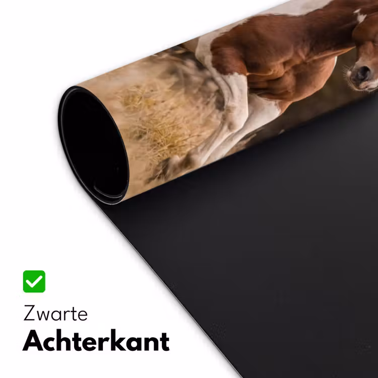 Paard - Bruin - Gras Muismat XXL klein -sfeer2