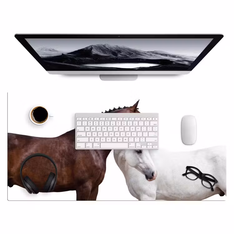 Paard - Modern - Balans Muismat XXL klein -3d
