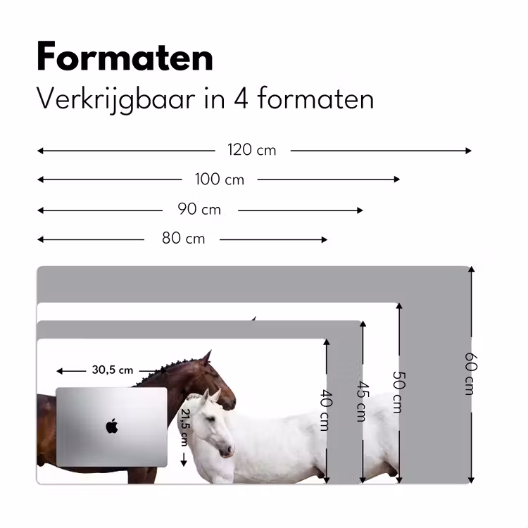 Paard - Modern - Balans Muismat XXL klein -sfeer5