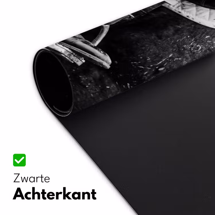 Paard - Sport - Zwart - Wit Muismat XXL klein -sfeer2