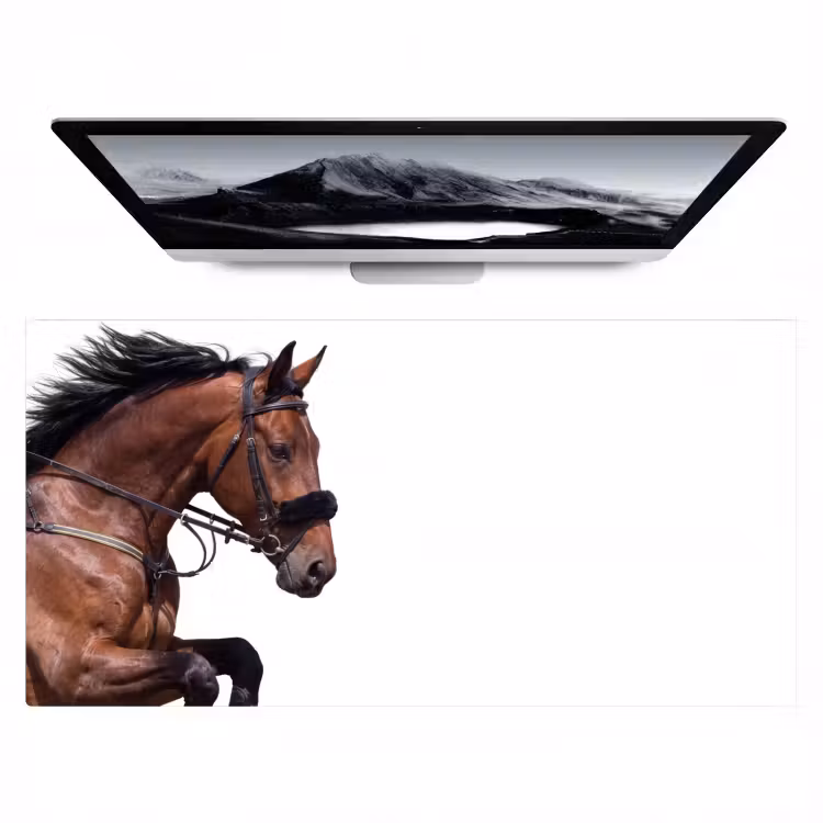 Paard - Springen - Modern Muismat XXL klein -zzz3d