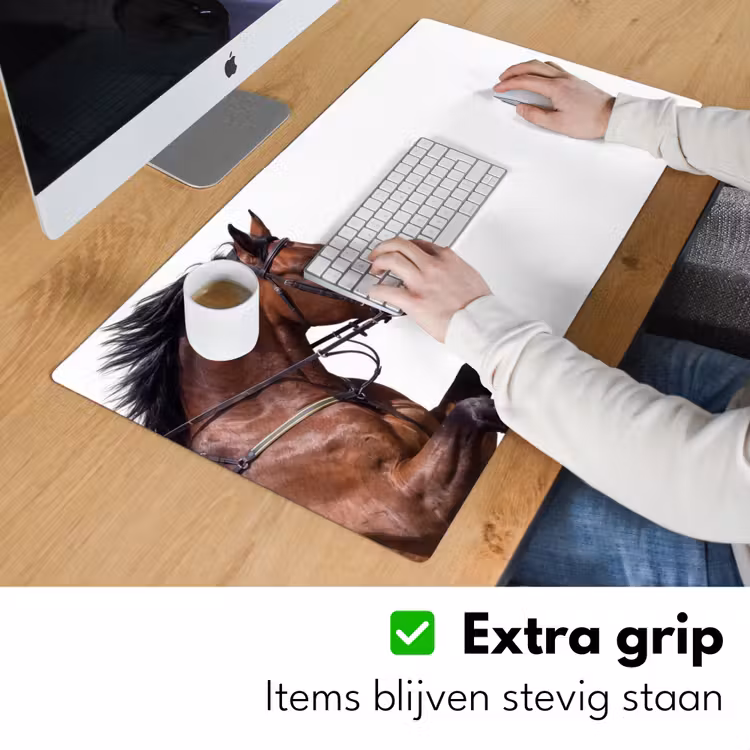 Paard - Springen - Modern Muismat XXL klein -sfeer3