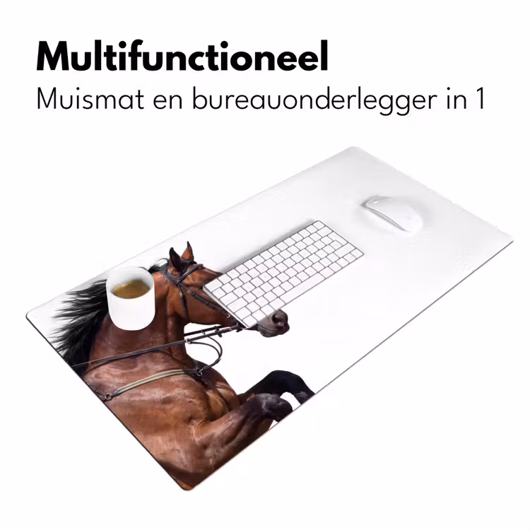 Paard - Springen - Modern Muismat XXL klein -sfeer4
