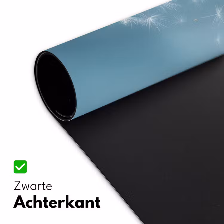 Paardenbloem - Wind - Blauw Muismat XXL klein -sfeer2