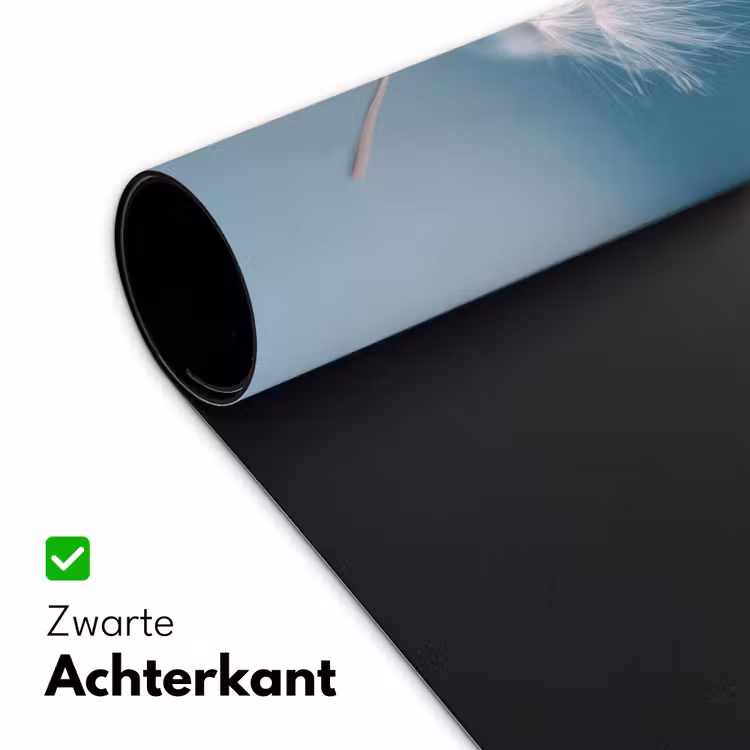 Paardenbloempluisje - Blauw - Lucht Muismat XXL klein -sfeer2