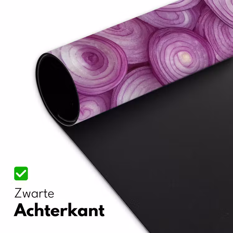 Paars - Uien - Close up Muismat XXL klein -sfeer2