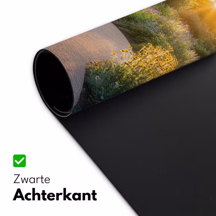 Pad - Bloemen - Park Muismat XXL klein -sfeer2