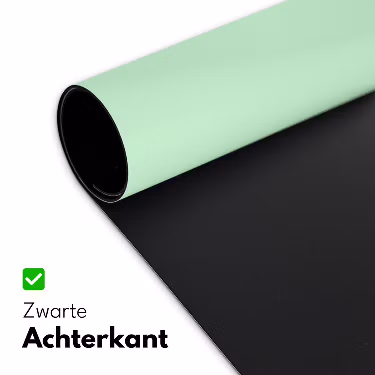 Pale - Mint - Groen Muismat XXL klein 681 -sfeer2