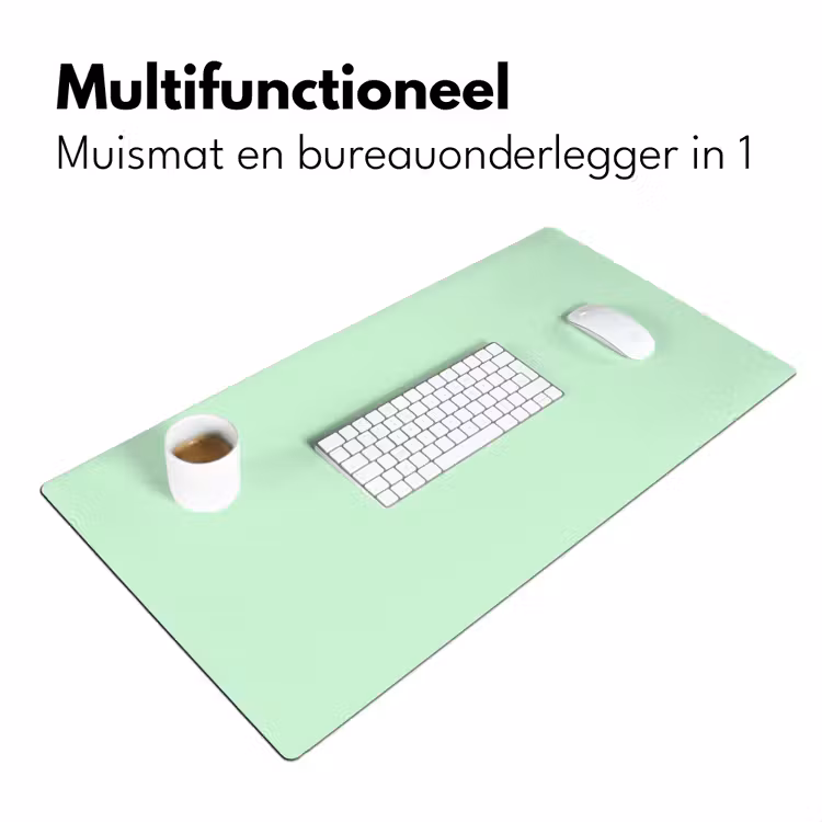 Pale - Mint - Groen Muismat XXL klein 681 -sfeer4