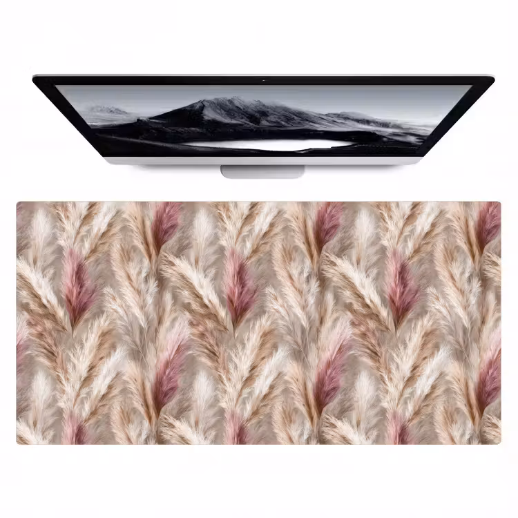 Pampasgras - Pluizig - Kleurrijk Muismat XXL klein 681 -zzz3d