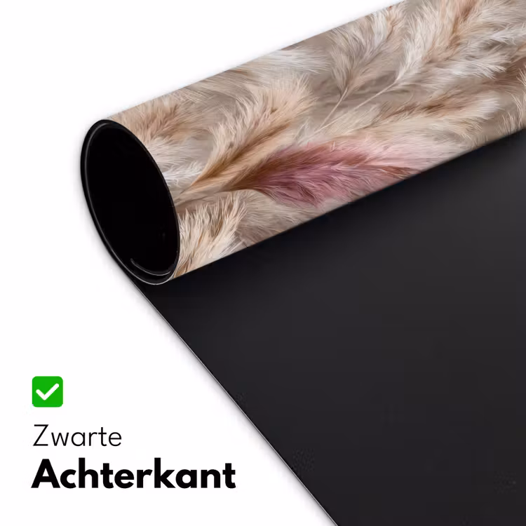 Pampasgras - Pluizig - Kleurrijk Muismat XXL klein 681 -sfeer2