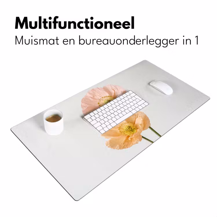 Papavers - Botanisch - Roze Muismat XXL klein -sfeer4