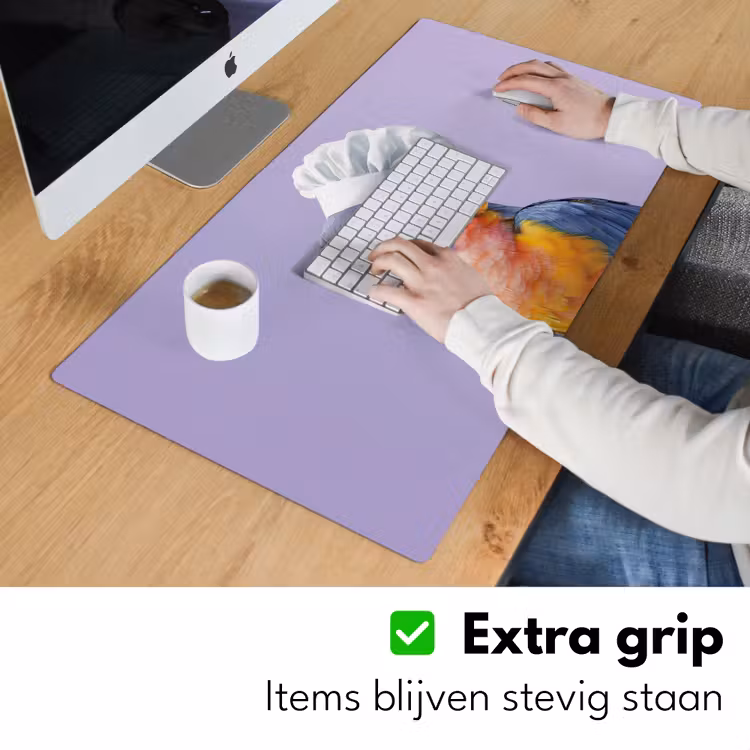 Papegaai - Koksmuts - Paars - Cute Muismat XXL klein -sfeer3