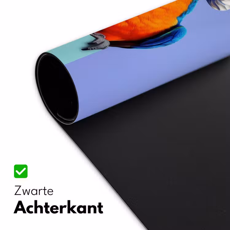 Papegaai - Koksmuts - Vogel - Leuk Muismat XXL klein -sfeer2