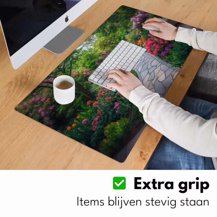 Park - Bloemen - Tuin Muismat XXL klein -sfeer3