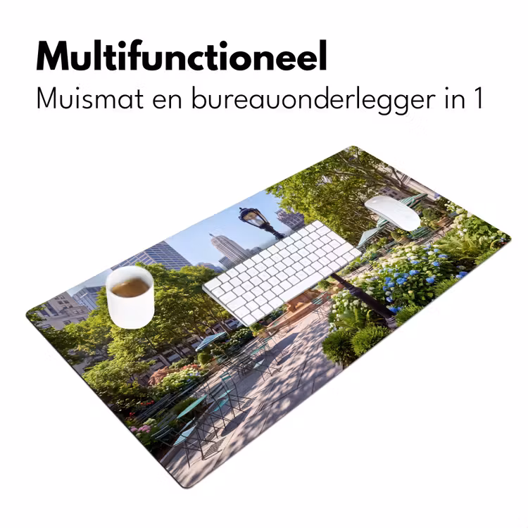 Park - Fontein - Stad - Natuur Muismat XXL klein -sfeer4