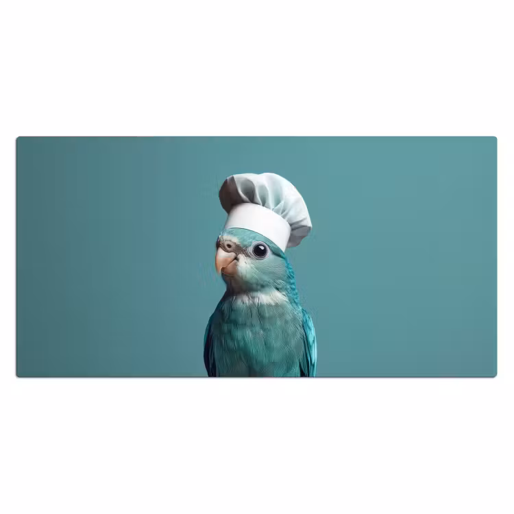 Parkiet - Vogel - Koksmuts - Cute Muismat XXL klein -3d_leeg