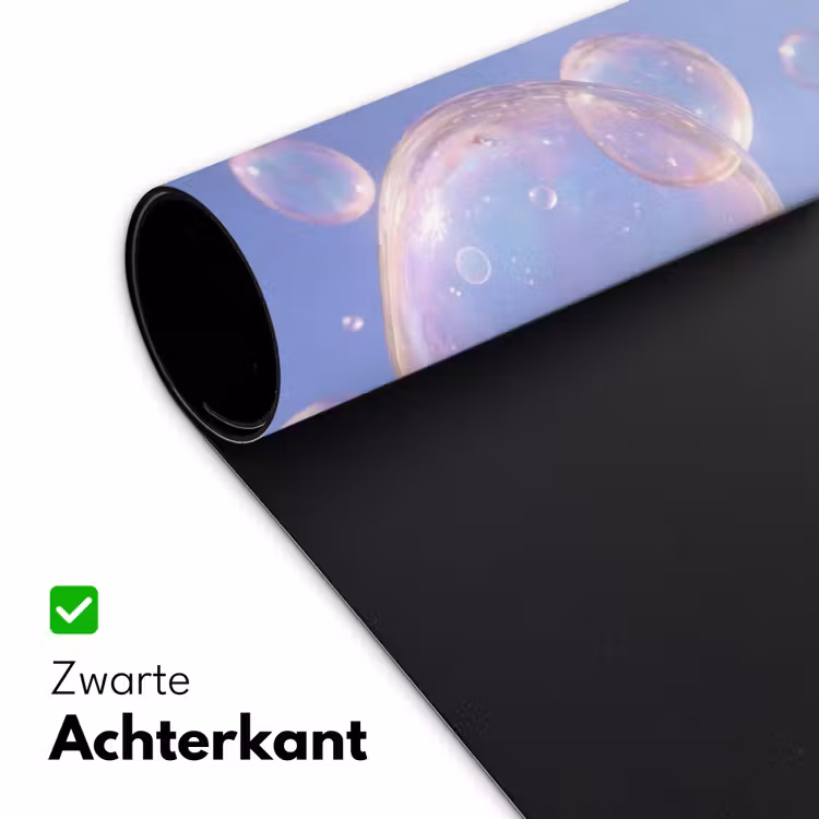 Pastel - Bubbels - Dromerig Muismat XXL klein -sfeer2