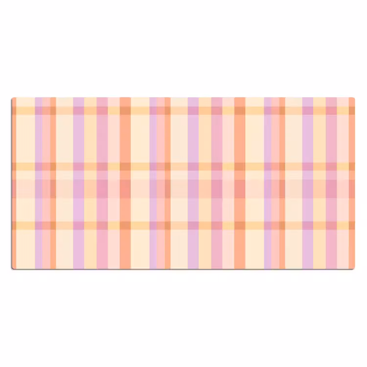 Pastel - uitpatroon - Geometrisch Muismat XXL klein 681 -3d_leeg