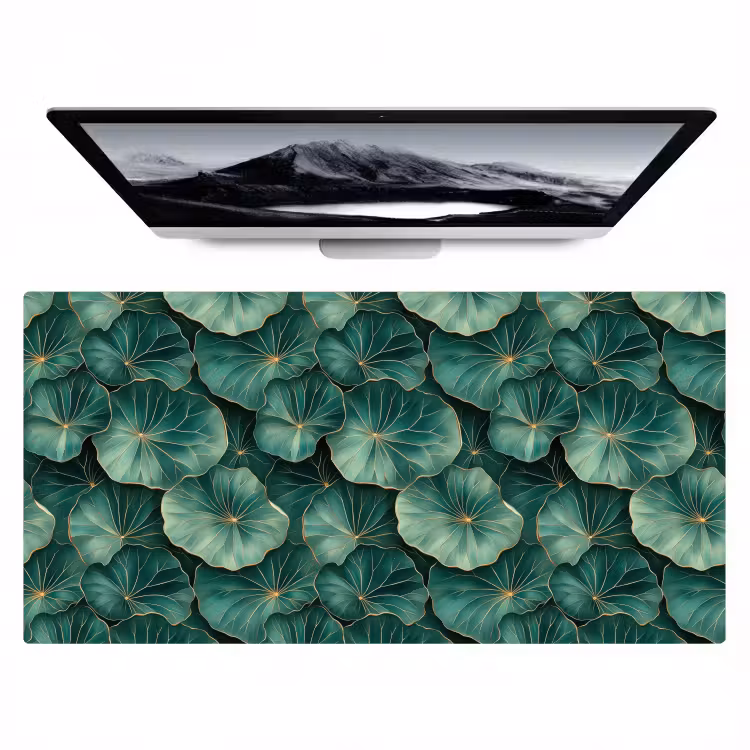 Patroon - Bladeren - Groen Muismat XXL klein 681 -zzz3d