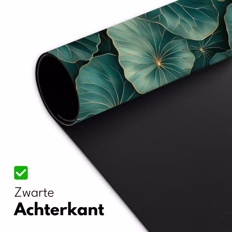 Patroon - Bladeren - Groen Muismat XXL klein 681 -sfeer2