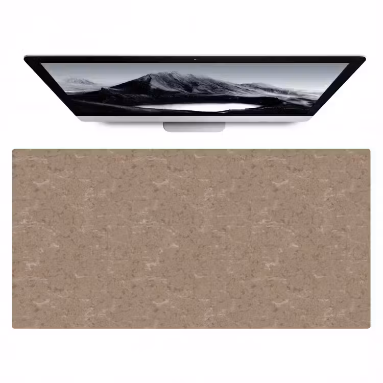 Patroon - Kalksteen - Beige Muismat XXL klein 681 -zzz3d