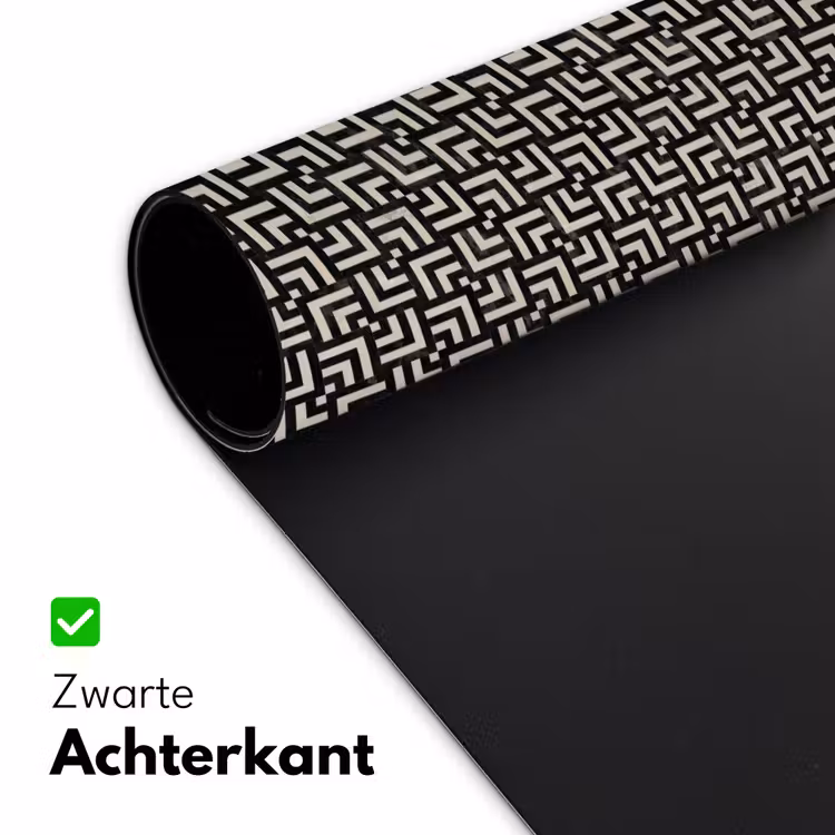 Patroon - Marmer - Zwart Muismat XXL klein 681 -sfeer2